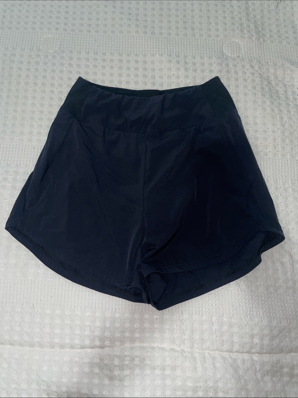 Women's High-Waist Navy Active Shorts
